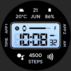 Retro Digital: Watch face icon