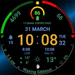 Metric Pro: Watch Face Wear OS icon