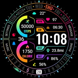 Gradient Line ZKin Watch Face icon