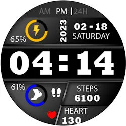 Key023 Digital Watch Face icon