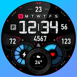 SH007 Watch Face, WearOS watch icon