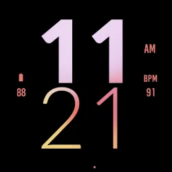 Lovely Large Watch Face icon