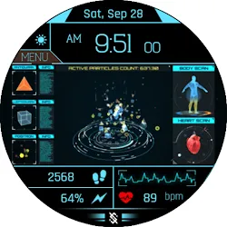 BFF29- Technology Body & Heart icon