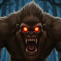 Forest night survival: Bigfoot icon