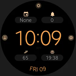 Battery v10 digital watch face icon