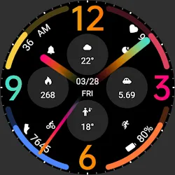Black Colored Widget ZKinWatch icon