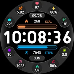 【Custom】Text Clock Component icon