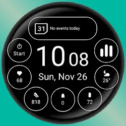 Pixel Slick Watch Face icon