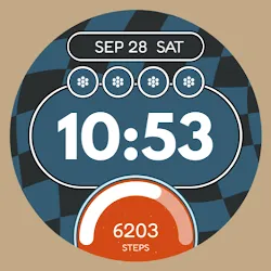 Retro Grid Watch Face icon