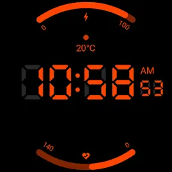 Super Digital Watch Face icon