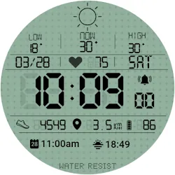 Retro Digital Watch Face TMZ icon