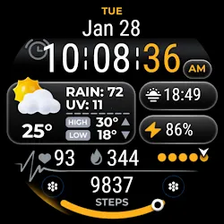 OMG 160 Weather Watch Face icon