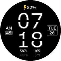 Key WF12 Digital Watch Face icon
