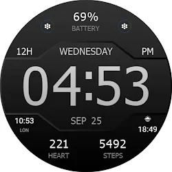 Key WF43 Digital Watch Face icon