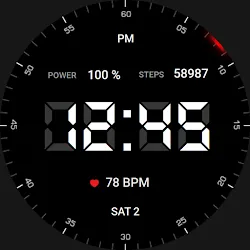 Minimal 70 Digital Watch Face icon