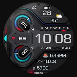 MD260 Digital watch face icon