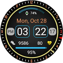 Iris505 Digital Watch Face icon