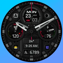 SH072 Watch Face, WearOS watch icon
