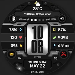 WFP 336 Digital watch face icon