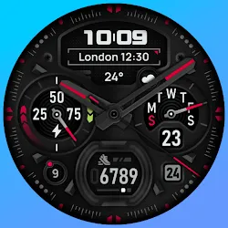SH047 Watch Face, WearOS watch icon