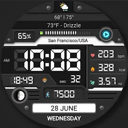 WFP 052 Digital watch face icon
