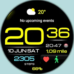 WIN 038  Digital watch face icon