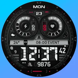 SH054 Watch Face, WearOS watch icon