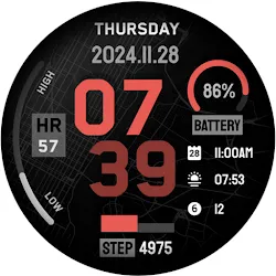 MW16 City Digital Watch icon