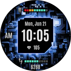 NXV90 Digital Tech Watch face icon