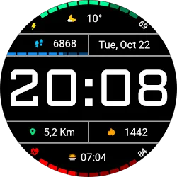 Digital Kornus Watch face icon