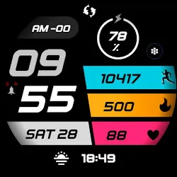 Modern Digital Cool Watch EC34 icon