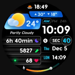 PRADO 72 Weather Watch Face icon