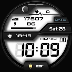 Colorful Digital Watch Face icon
