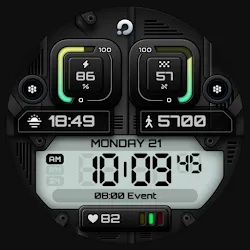 PRADO X96 Digital Watch Face icon