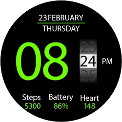 Key020 Digital Watch Face icon