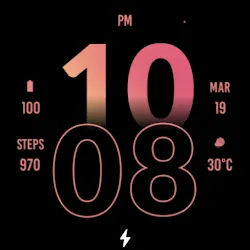 Active Peach Watch Face icon