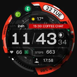 MD290 Digital watch face icon