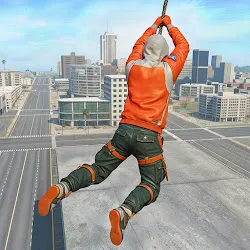 Flying Spider Hero City Action icon