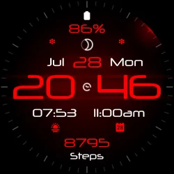 Alpha Dark - modern minimalist icon
