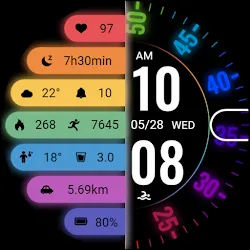 Colorful Turntable ZKin Watch icon