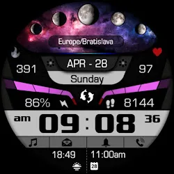 Astronomy Moon Galaxy Watch 73 icon