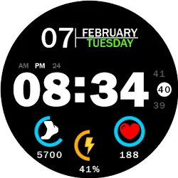 Key019 Digital Watch Face icon