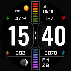 Simple Digital Neu Watch Face icon