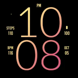 Peach Light Watch Face icon