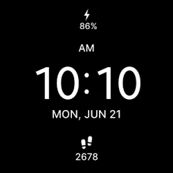 Dark Black Watch Face icon