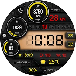 Digital Vors 323 watch face icon