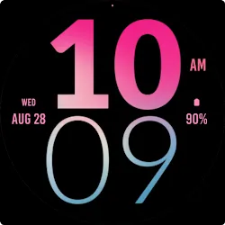 Big Beauty Pink Watch Face icon