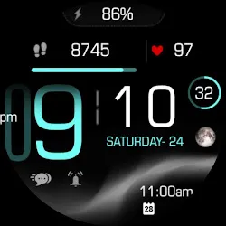Black Stylish Aurora Lights 65 icon