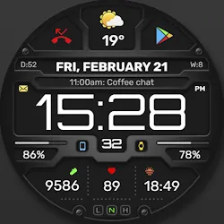WFP 132 Digital watch face icon