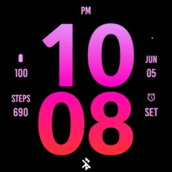Big Rose Pink Watch Face icon